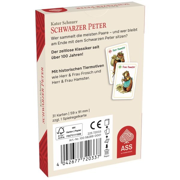 Produktbild: Schwarzer Peter - Kater Schnurr NEU