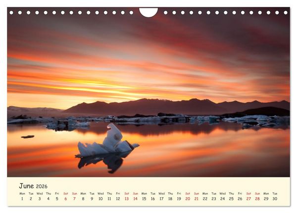 Produktbild: Amazing Nature of Iceland (Wall Calendar 2026 DIN A4 landscape), CALVENDO 12 Month Wall Calendar