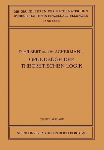 Produktbild: Grundz&uuml;ge der theoretischen Logik