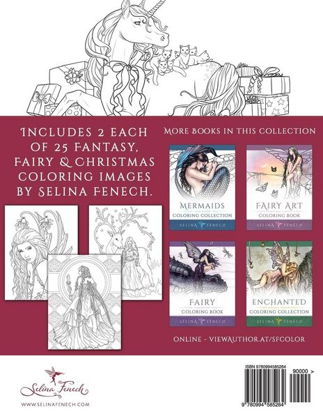 Produktbild: Festive Magic - Fantasy Christmas Coloring Book