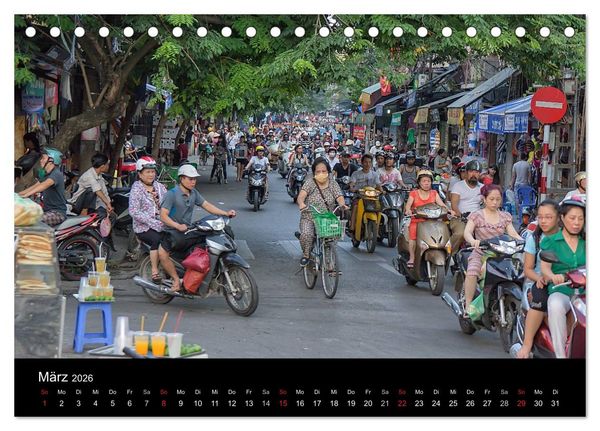 Produktbild: Vietnam Abenteuerreise (Tischkalender 2026 DIN A5 quer), CALVENDO Monatskalender