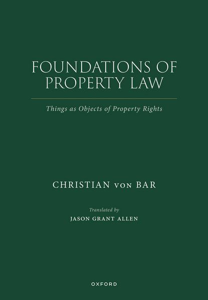Produktbild: Foundations of Property Law
