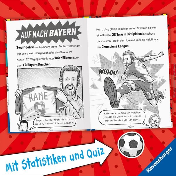 Produktbild: Fu&szlig;ball-Stars - Alles &uuml;ber Kane. Vom Fu&szlig;ball-Talent zum Megastar