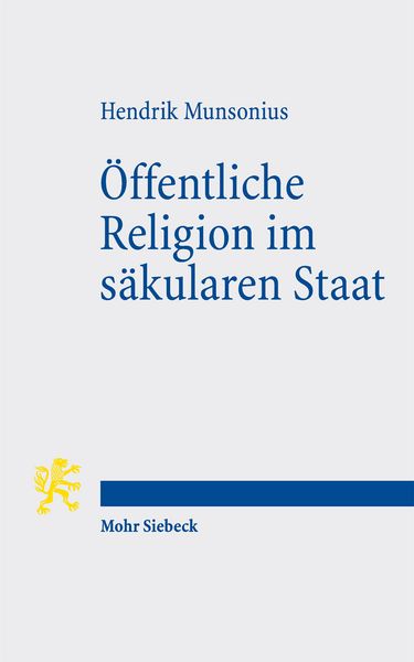 Produktbild: &Ouml;ffentliche Religion im s&auml;kularen Staat