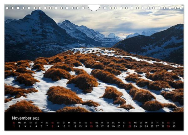 Produktbild: BERNER ALPEN - Natur und Landschaften (Wandkalender 2026 DIN A4 quer), CALVENDO Monatskalender