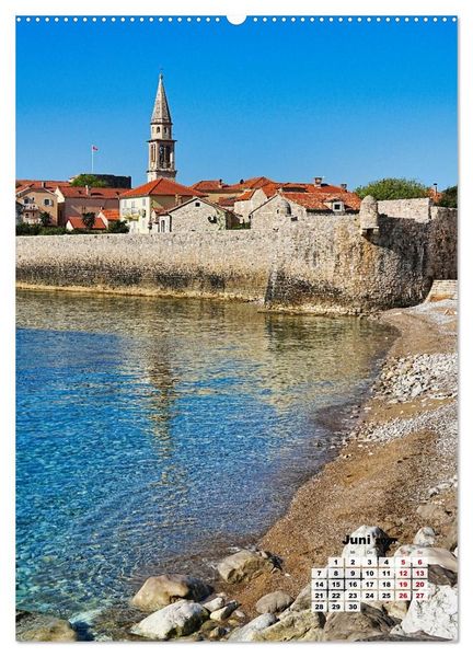 Produktbild: Kirchen rund um die Bucht von Kotor und in Budva (Wandkalender 2027 DIN A2 hoch), CALVENDO Monatskalender