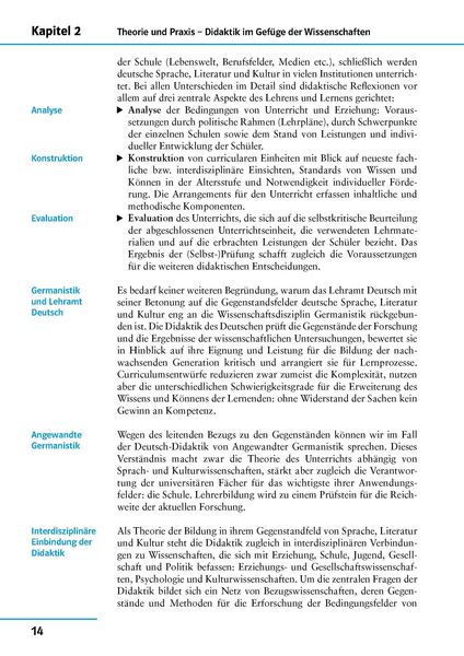 Produktbild: Uni-Wissen Germanistik / Grundkurs Lehramt Deutsch