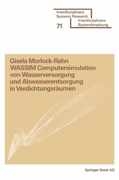 Produktbild: WASSIM Computersimulation von Wasserversorgung und Abwasserentsorgung in Verdichtungsr&auml;umen