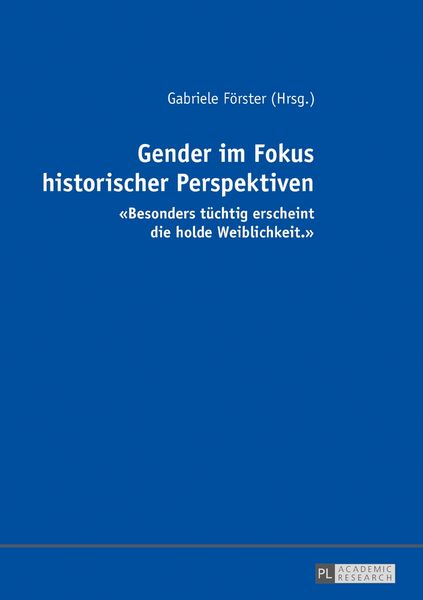 Produktbild: Gender im Fokus historischer Perspektiven