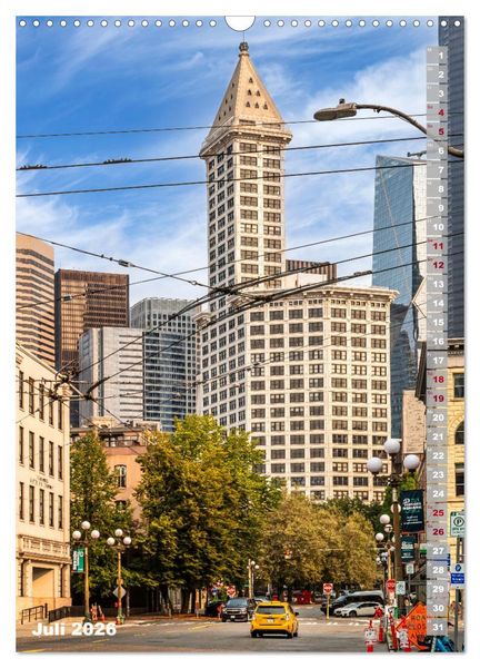 Produktbild: SEATTLE Imposante Stadt- und Naturimpressionen (Wandkalender 2026 DIN A3 hoch), CALVENDO Monatskalender