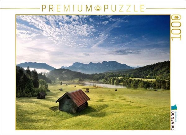 CALVENDO Puzzle Alpenidylle am Geroldsee | 1000 Teile Lege-Größe 64x48cm Foto-Puzzle für glückliche Stunden