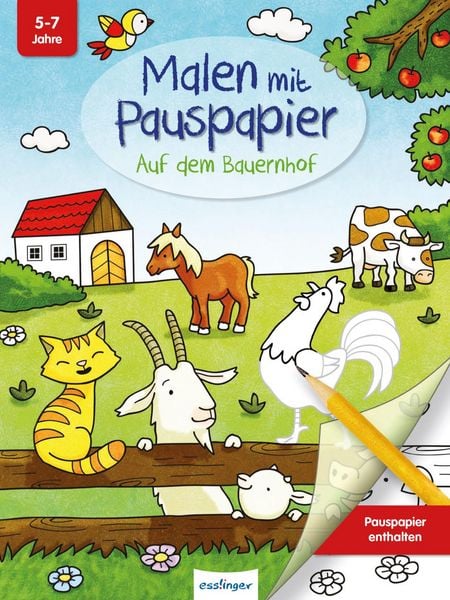 Produktbild: Malen mit Pauspapier: Auf dem Bauernhof