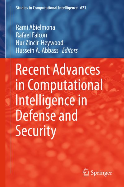 Produktbild: Recent Advances in Computational Intelligence in Defense and Security