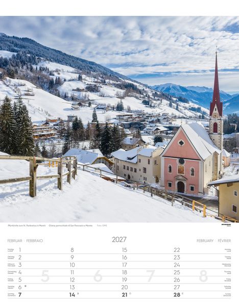 Produktbild: S&uuml;dtirol Kalender 2027