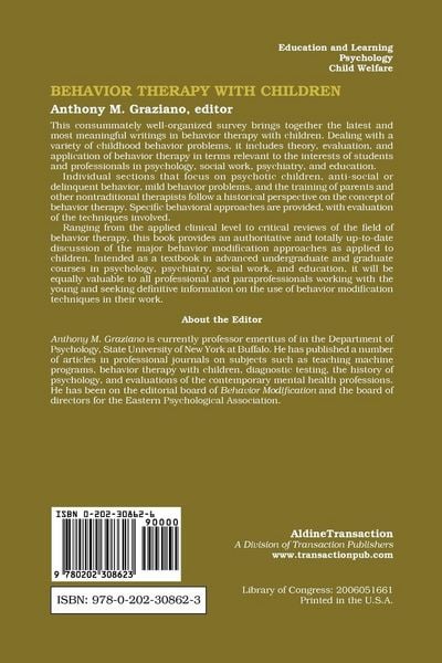 Produktbild: Behavior Therapy with Children
