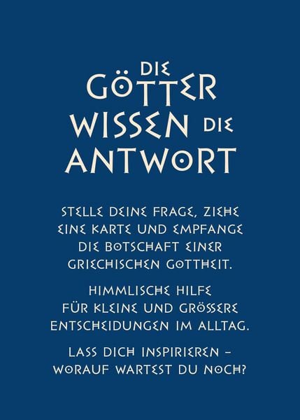 Produktbild: Frag die G&ouml;tter