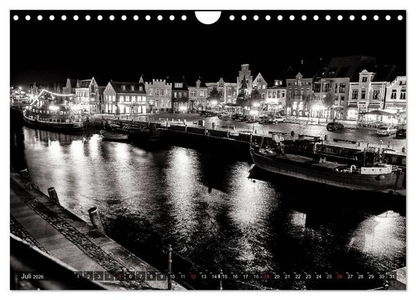 Produktbild: Ein Blick auf Husum (Wandkalender 2026 DIN A4 quer), CALVENDO Monatskalender