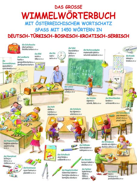Das große Wimmelwörterbuch, Gebundene Ausgabe von , Breitschopf Medien Verlag, 9783700443490