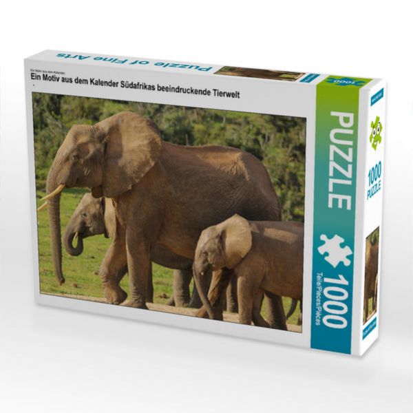 CALVENDO Puzzle Ein Motiv aus dem Kalender Südafrikas beeindruckende Tierwelt | 1000 Teile Lege-Größe 64x48cm Foto-Puzzle für glückliche Stunden