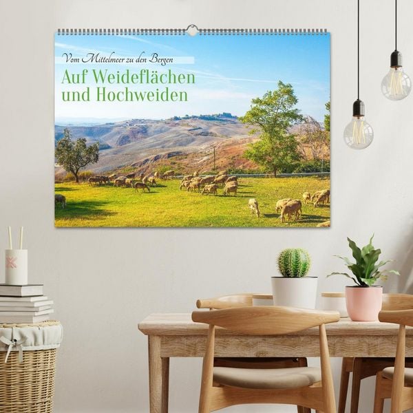 Produktbild: Auf Weidefl&auml;chen und Hochweiden (Wandkalender 2026 DIN A2 quer), CALVENDO Monatskalender
