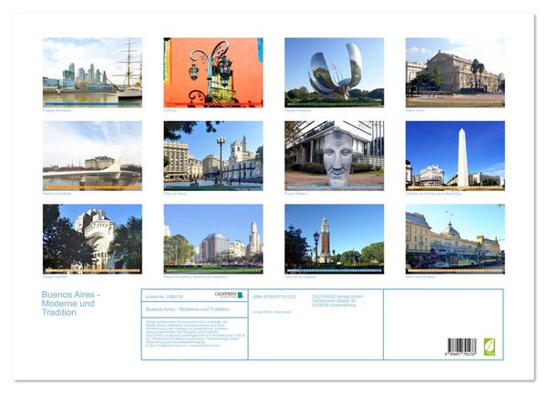 Produktbild: Buenos Aires - Moderne und Tradition (Wandkalender 2026 DIN A2 quer), CALVENDO Monatskalender