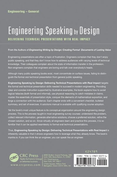 Produktbild: Engineering Speaking by Design