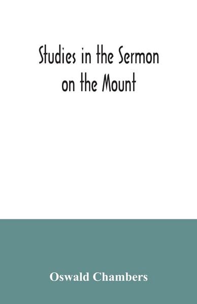 Produktbild: Studies in the Sermon on the Mount