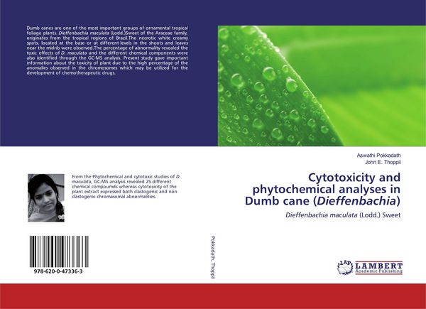 Produktbild: Cytotoxicity and phytochemical analyses in Dumb cane (Dieffenbachia)