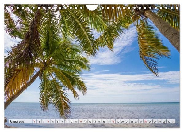 Produktbild: FLORIDA KEYS UND KEY WEST Malerische Reiseroute (Wandkalender 2026 DIN A4 quer), CALVENDO Monatskalender
