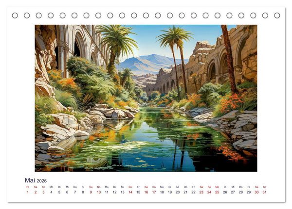 Produktbild: Die Karawane zieht weiter (Tischkalender 2026 DIN A5 quer), CALVENDO Monatskalender