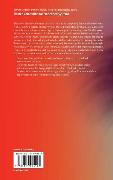 Produktbild: Trusted Computing for Embedded Systems