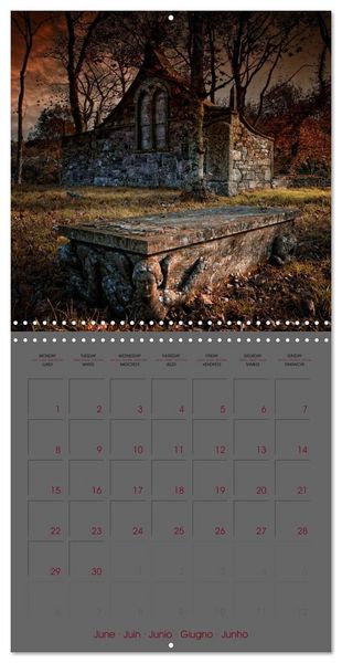 Produktbild: Gothic - Awaiting Darkness (Wall Calendar 2026 12 &times; 12 Inch) CALVENDO 12 Month Wall Calendar