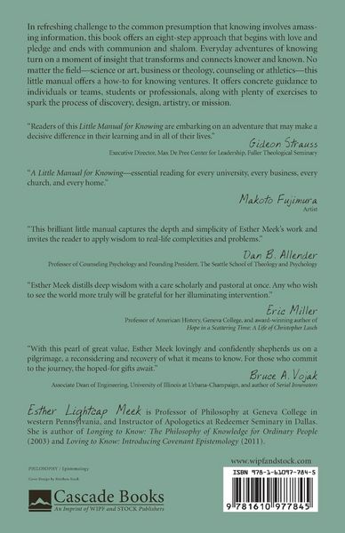 Produktbild: A Little Manual for Knowing