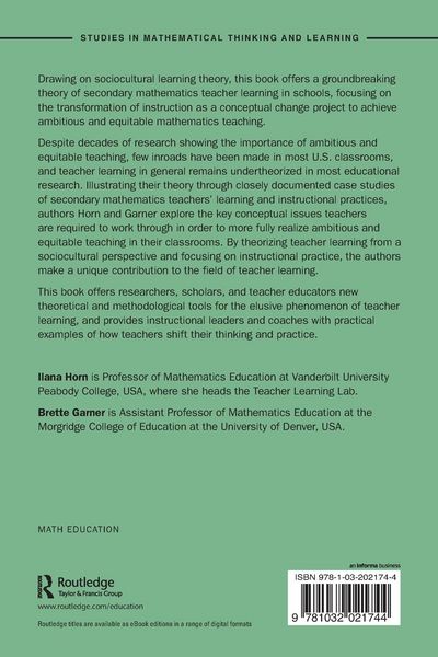 Produktbild: Teacher Learning of Ambitious and Equitable Mathematics Instruction