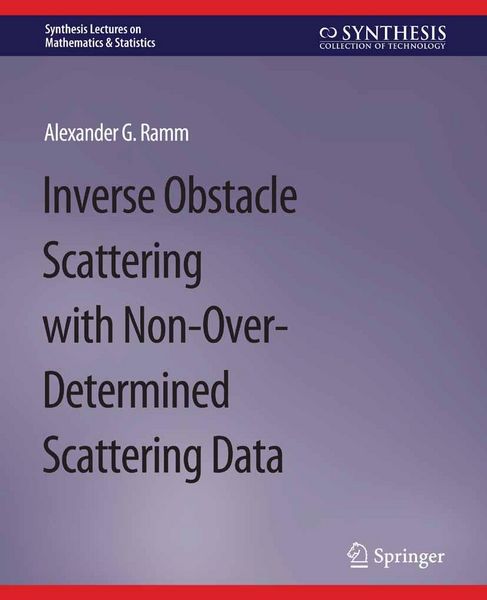 Produktbild: Inverse Obstacle Scattering with Non-Over-Determined Scattering Data