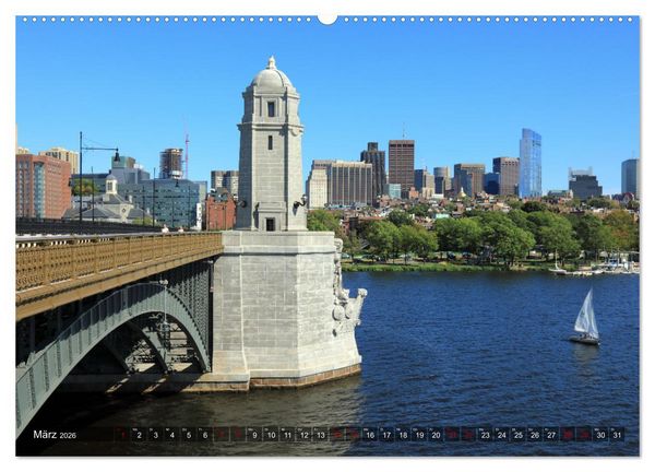 Produktbild: Boston - Stadt der Kontraste (hochwertiger Premium Wandkalender 2026 DIN A2 quer), Kunstdruck in Hochglanz