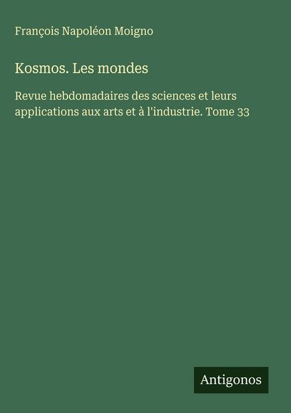 Produktbild: Kosmos. Les mondes