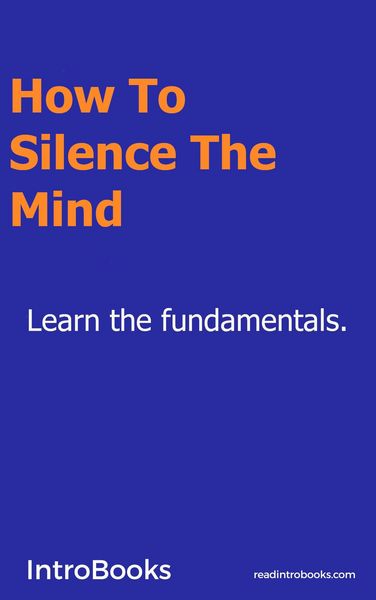 Produktbild: How to Silence the Mind