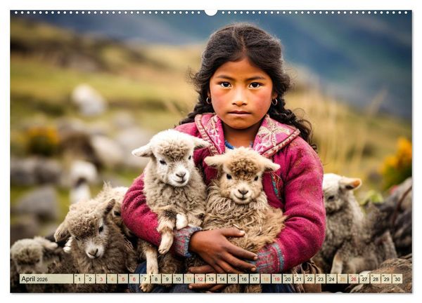 Produktbild: Kinder verzaubern uns (hochwertiger Premium Wandkalender 2026 DIN A2 quer), Kunstdruck in Hochglanz