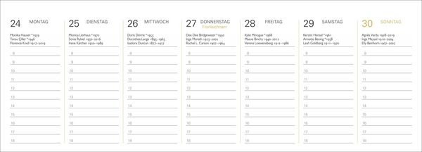 Produktbild: Starke Frauen Premium-Tischplaner 2027 - Tischplaner mit 53 Zitaten und beeindruckenden Lebensgeschichten