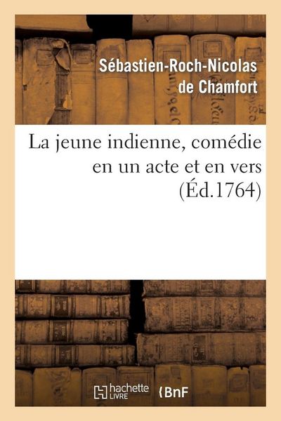 Produktbild: La jeune indienne , com&eacute;die en un acte et en vers