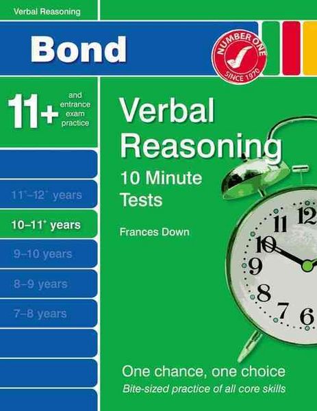 Produktbild: Lindsay, S: Bond 10 Minute Tests Verbal Reasoning 10-11+ Yrs