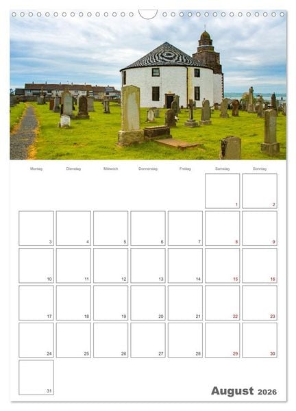 Produktbild: Schottland - Reiseplaner (Wandkalender 2026 DIN A3 hoch), CALVENDO Monatskalender