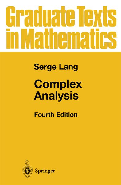 Produktbild: Complex Analysis