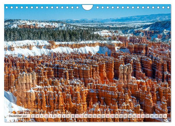 Produktbild: Sehnsuchts Landschaften im Amerikanischen Westen (Wandkalender 2027 DIN A4 quer), CALVENDO Monatskalender