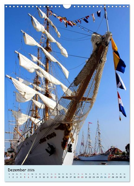 Produktbild: Sail - Impressionen aus Bremerhaven (Wandkalender 2026 DIN A3 hoch), CALVENDO Monatskalender