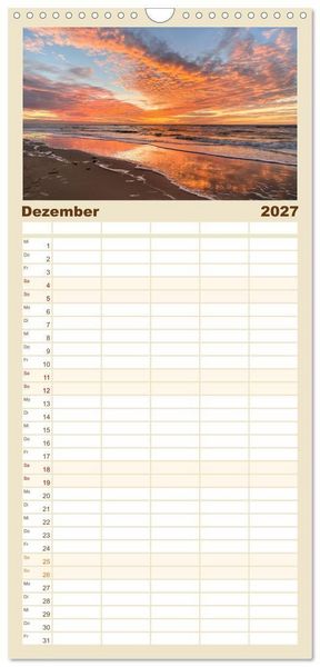 Produktbild: Familienplaner 2027 - Ferien in Holland mit 5 Spalten (Wandkalender, 21 x 45 cm) CALVENDO