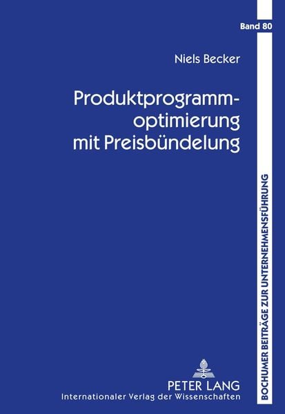 Produktbild: Produktprogrammoptimierung mit Preisbuendelung