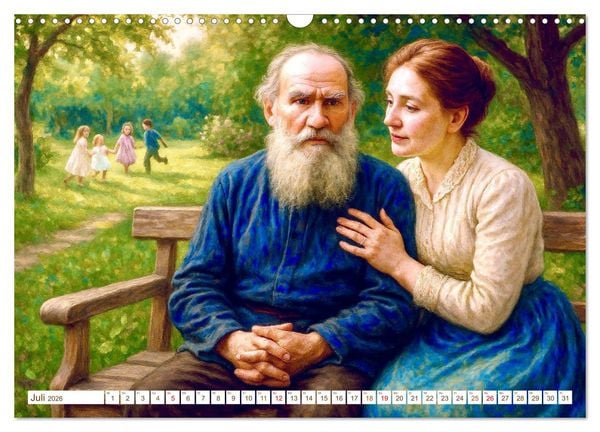 Produktbild: Leo Tolstoi (Wandkalender 2026 DIN A3 quer), CALVENDO Monatskalender