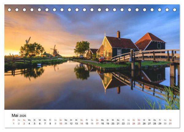 Produktbild: Europa im sch&ouml;nsten Licht (Tischkalender 2026 DIN A5 quer), CALVENDO Monatskalender